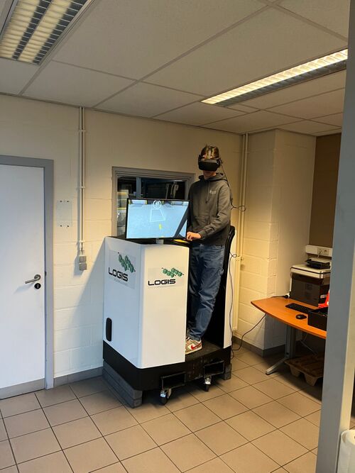 Workshop | VR-gebruik van een reachtruck via een simulator