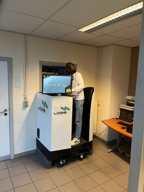 Workshop | VR-gebruik van een reachtruck via een simulator