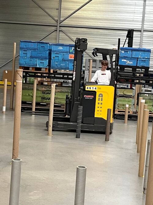 Workshop | VR-gebruik van een reachtruck via een simulator